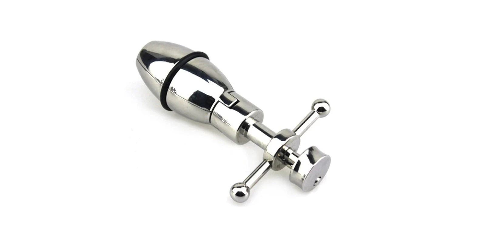 Anal Training With Steel Plugs